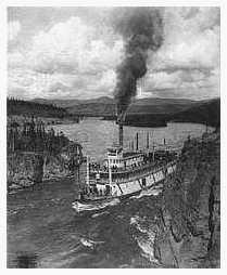 Dampfer auf den Yukon